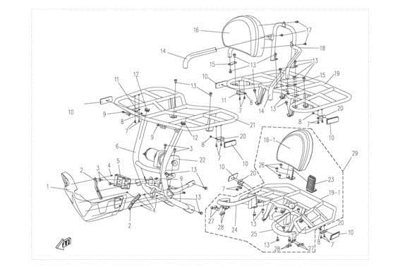 REAR RACK ASSY
