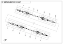 FRONT CV DRIVE SHAFT, RH-1