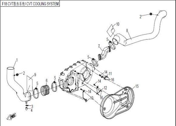 OIL STORAGE HOSE REPL BY 0180-110005