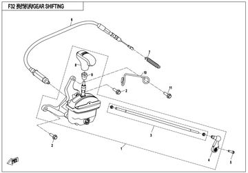 KNOB, GEARSHIFT - 0
