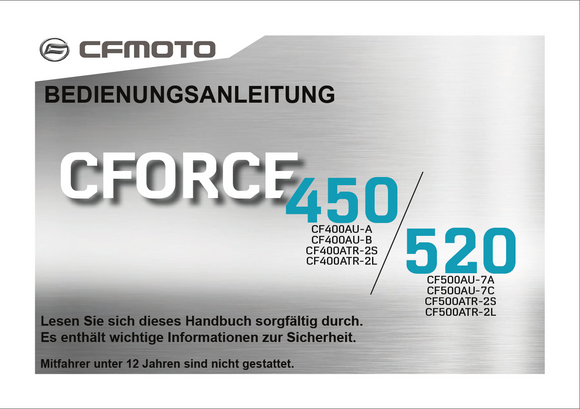 OWNERS MANUAL FOR AUSTRIA