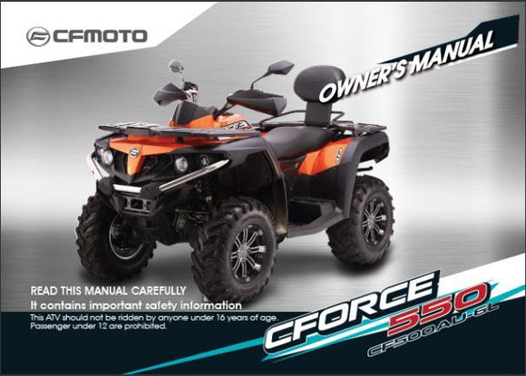 OWNERS MANUAL - WHEN STOCK IS 0 THIS ITEM IS NO LONGER AVAILABLE EURO