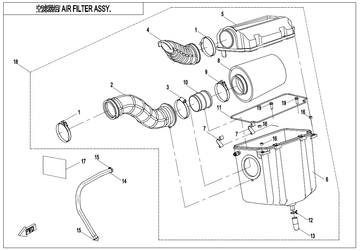 AIR OUTLET PIPE