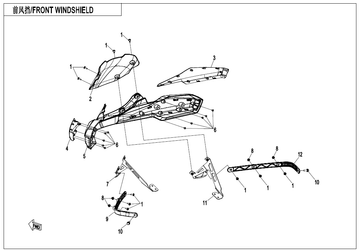 LH HANDGUARD LEVER - 0