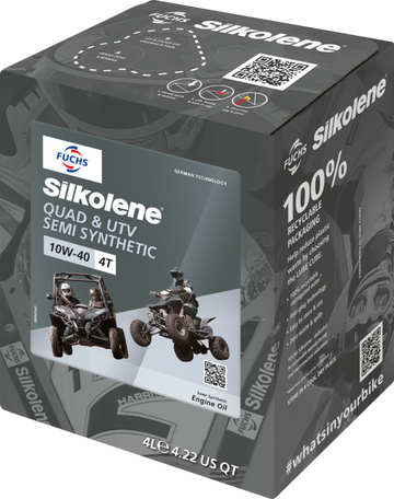 Silkolene QUAD & UTV 10W-40 4L CUBE (4)