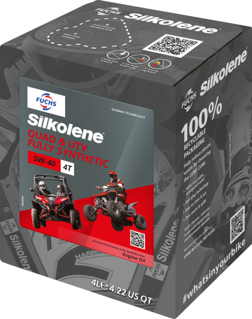 Silkolene QUAD & UTV 5W-40 4L CUBE (4)