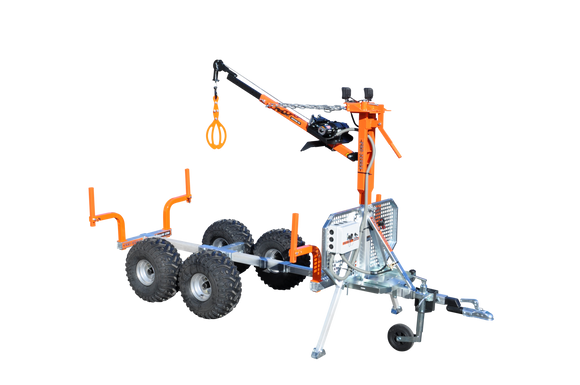 Pro-Terra TL1200 BIG KIT komplett skogsvagn med eget elsystem