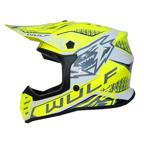 Barnhjälm Wulf Air-X Gul