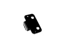 License plate lamp mounting plate