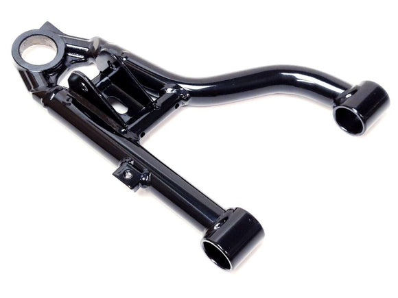FRONT UPPER SWING ARM, RH, MATTE BLACK
