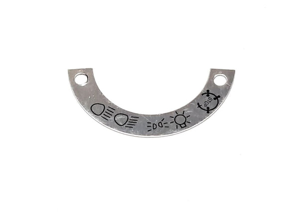 IGNITION SWITCH RATING PLATE ATV200-D T3b