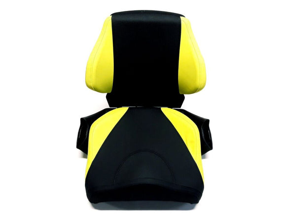 PASSENGER BACK REST, FLUORESCENT GREEN