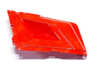 RH LOWER PANEL, RED (WITH HOLE)