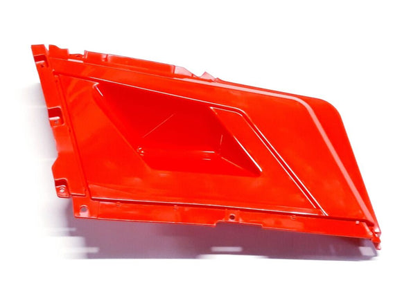 RH LOWER PANEL, RED (WITH HOLE)