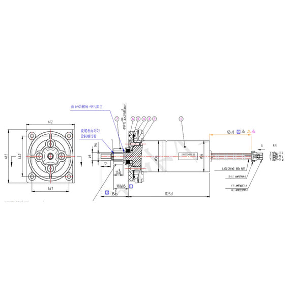 Drivmotor, 1 st – Sunseeker Elite X3 X5 X5 Gen2